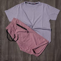 Pack Short Mortadel + T-Shirt Mauve Clair