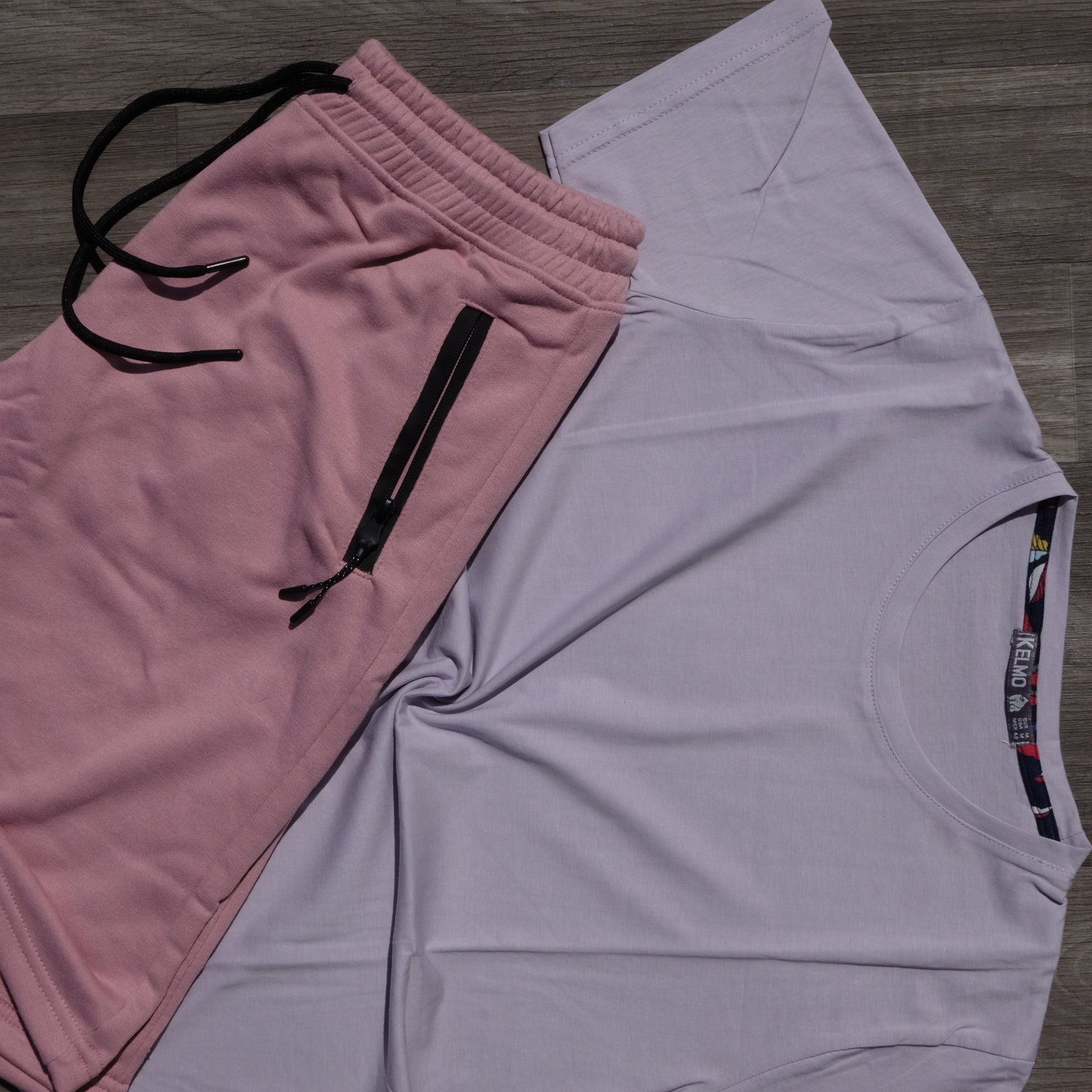 Pack Short Mortadel + T-Shirt Mauve Clair