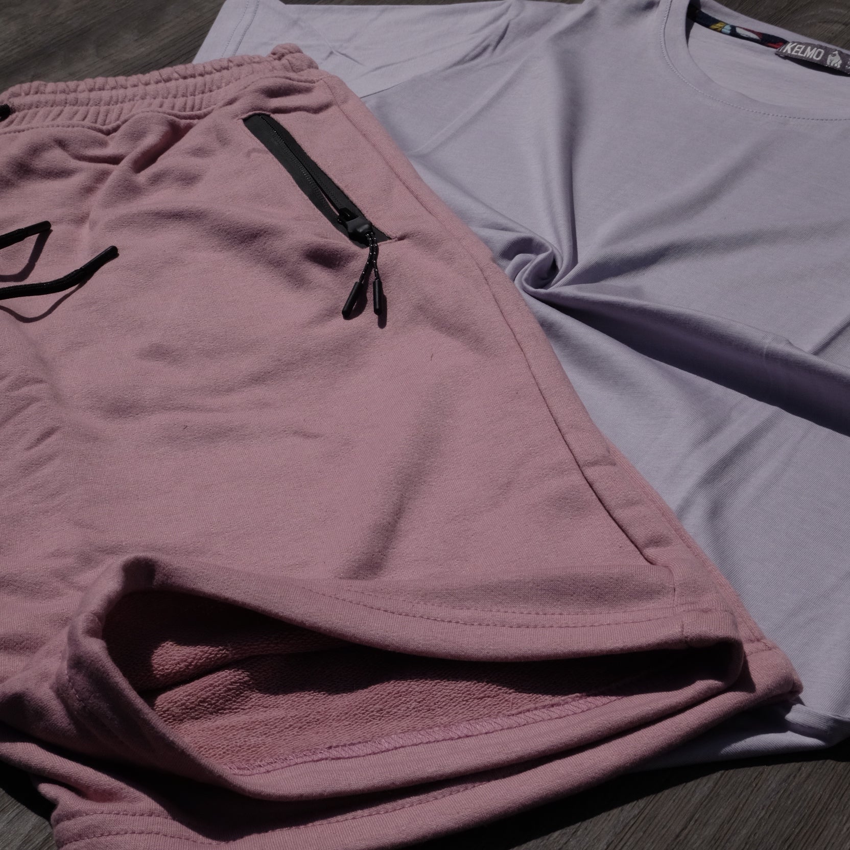 Pack Short Mortadel + T-Shirt Mauve Clair