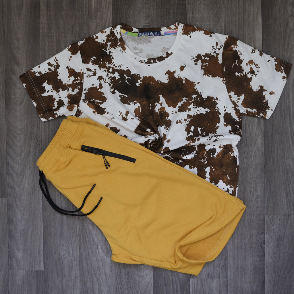 Pack Short Motard + T-Shirt Tie Dye