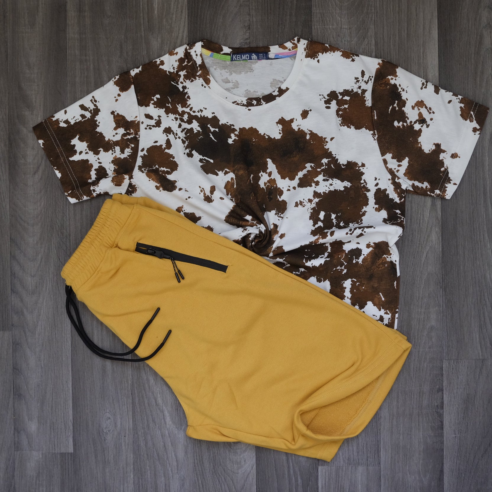 Pack Short Motard + T-Shirt Tie Dye