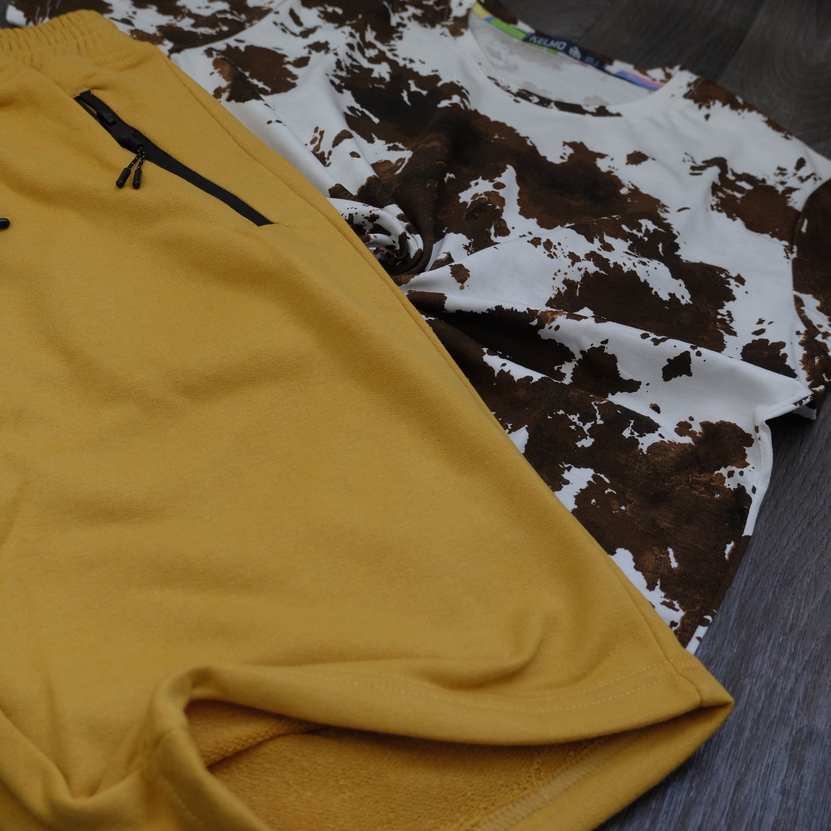 Pack Short Motard + T-Shirt Tie Dye