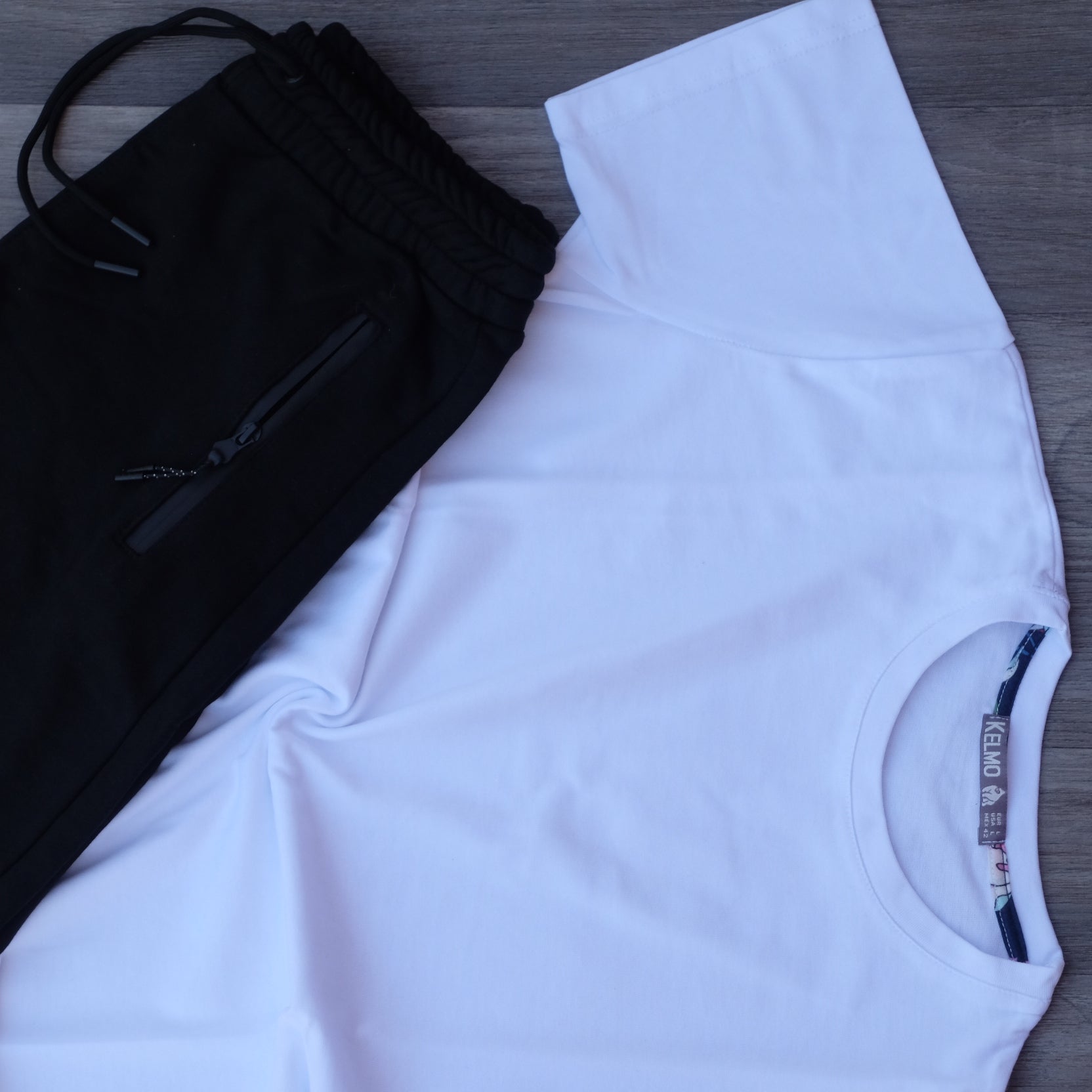 Pack Short Noir + T-Shirt Blanc