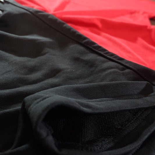 Pack Short Noir + T-Shirt Rouge