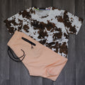 Pack Short Saumon + T-Shirt Tie Dye