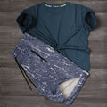 Pack Short Tie Dye Bleu Indigo + T-Shirt Bleu Canard