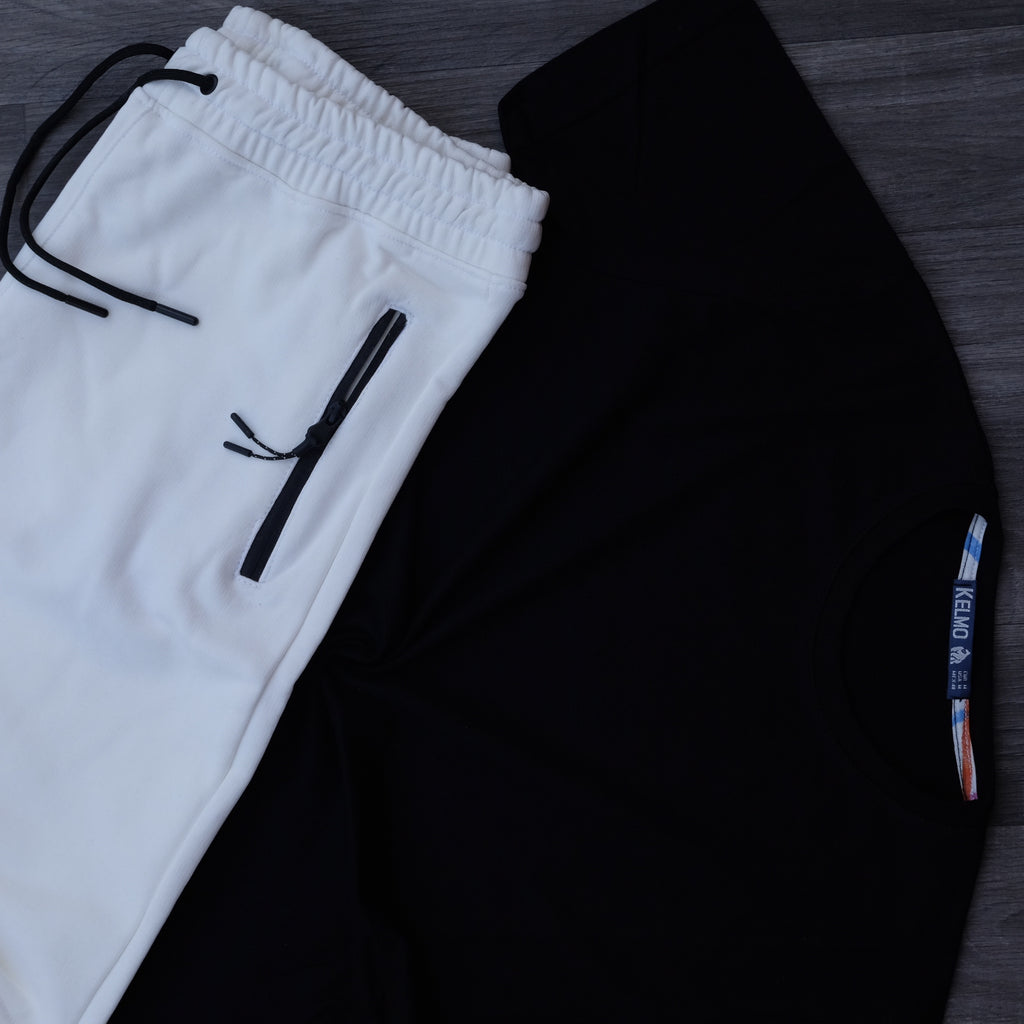 Pack Short Blanc + T-Shirt Noir