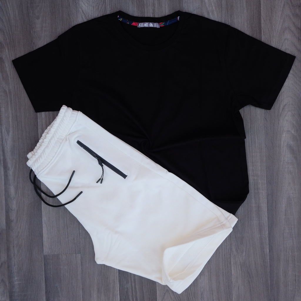 Pack Short Blanc + T-Shirt Noir