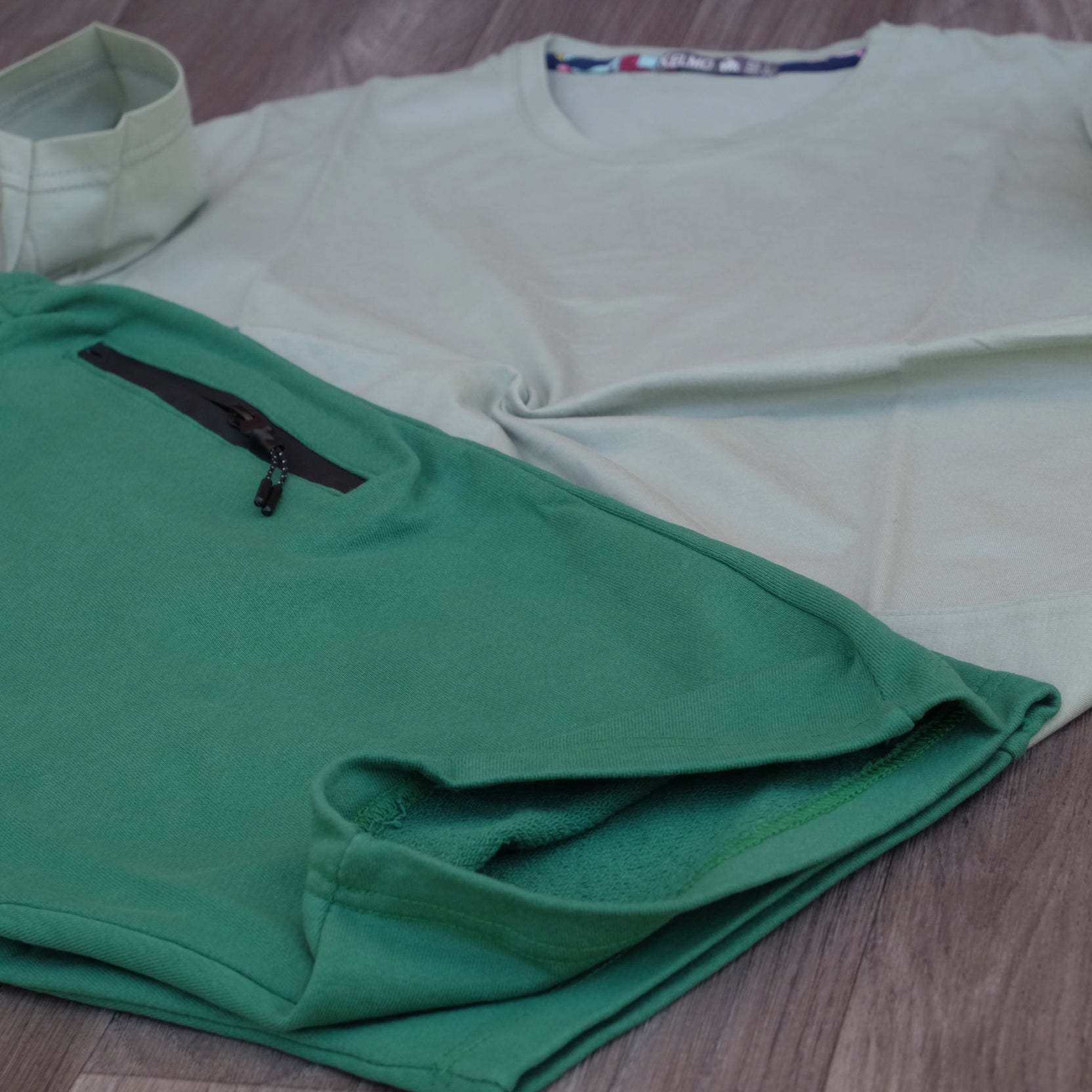 Pack Short Vert Roi + T-Shirt Vert Nik