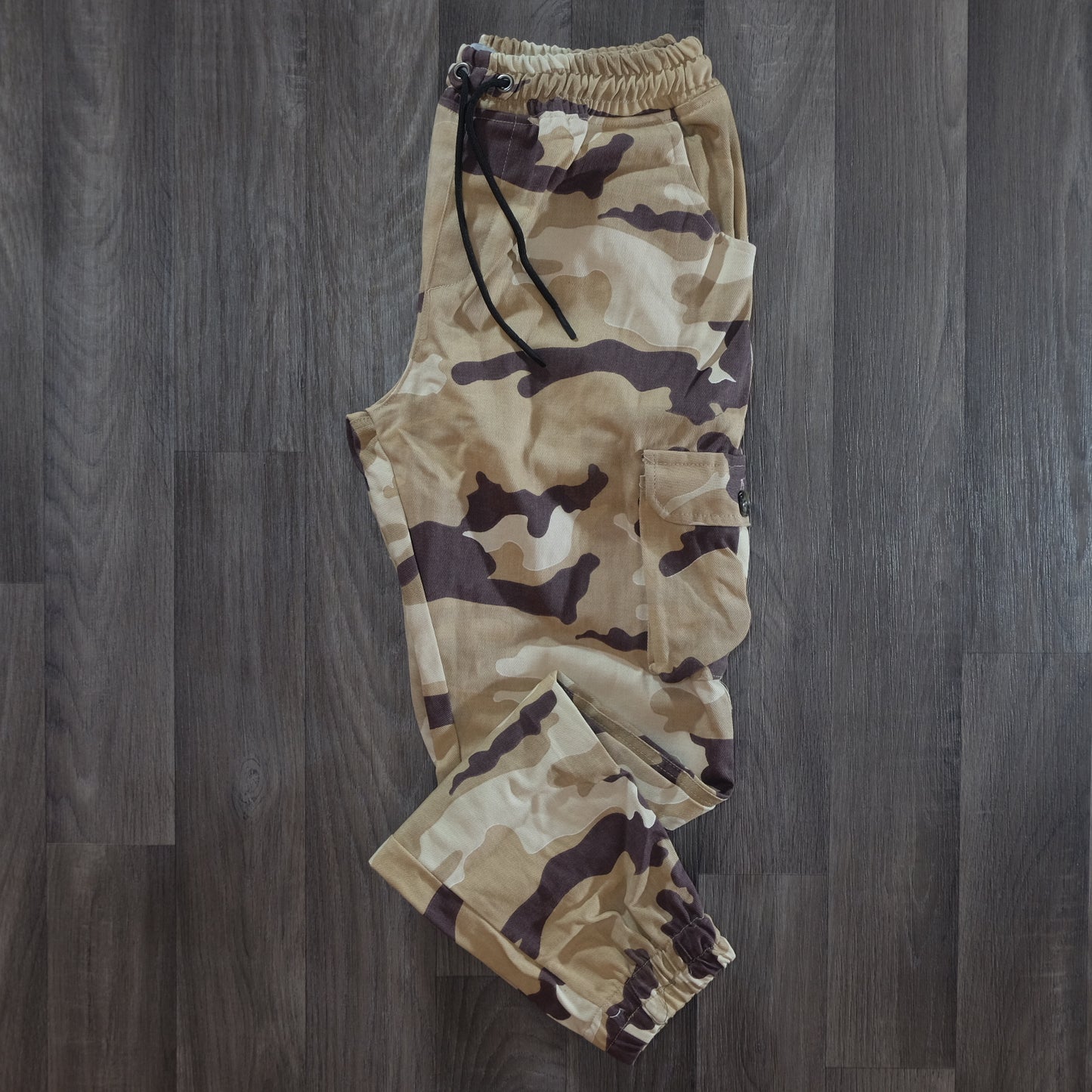 Pantalon Cargo Camouflage sable