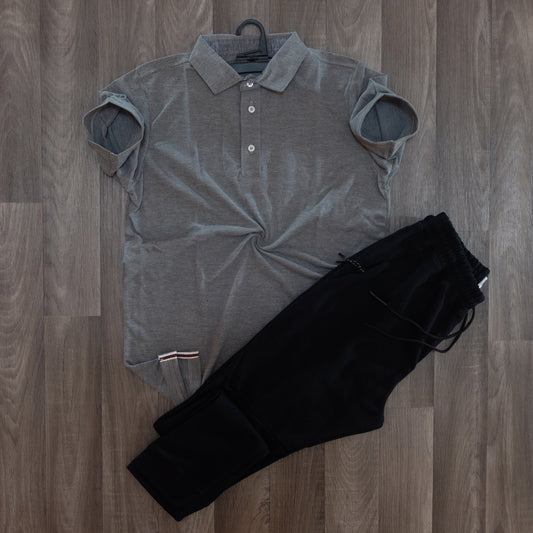 Ensemble Jogging Beska + Polo Gris Chine