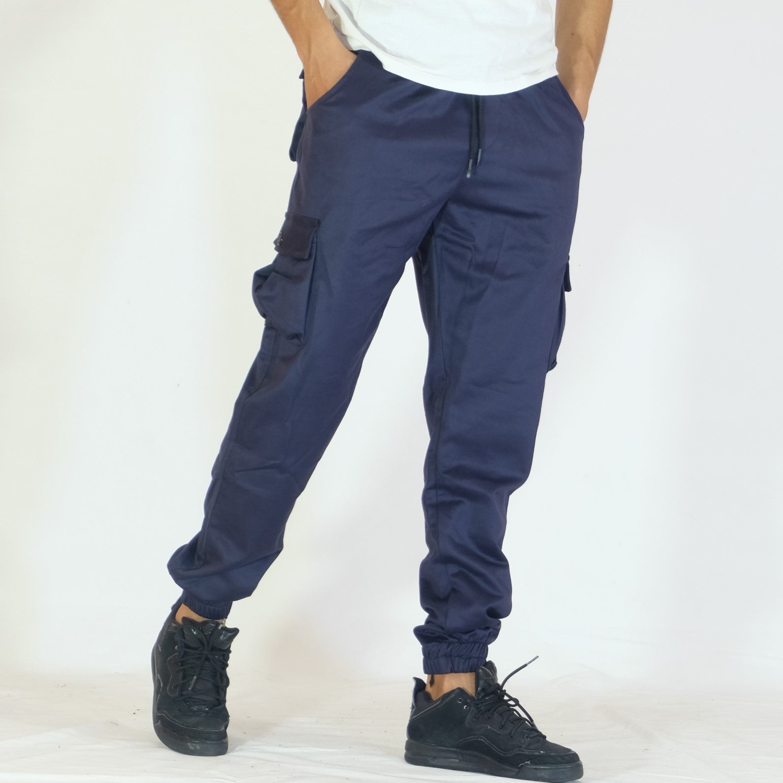 Pantalon Cargo Kelmo Bleu Marine